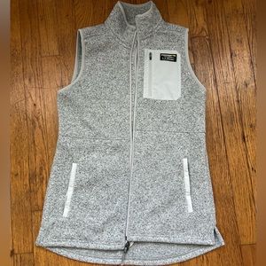 L.L Bean Sweater Fleece Long Vest
